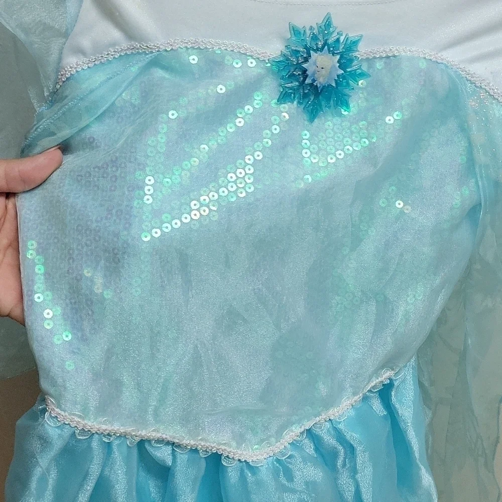 Disney Frozen Elsa dress costume size medium (7-8)